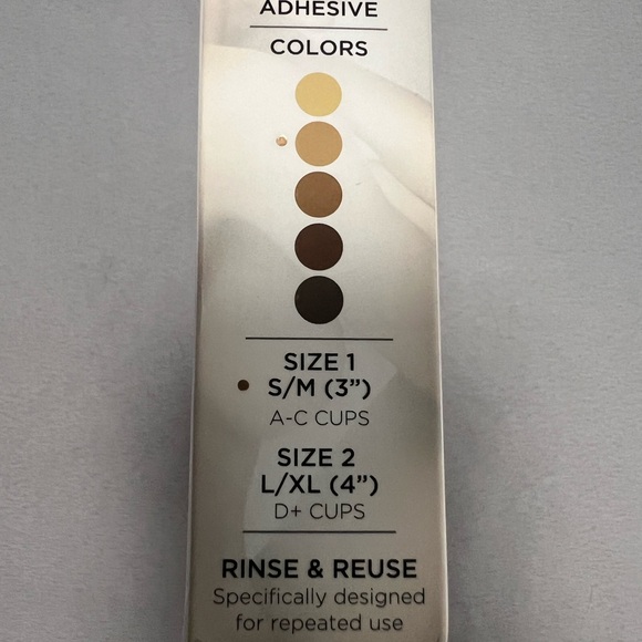 Stick bra NIPPIES SKIN B-6 new . Size S/M - Picture 4 of 9